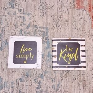 Simply Southern Black White Gold wall art